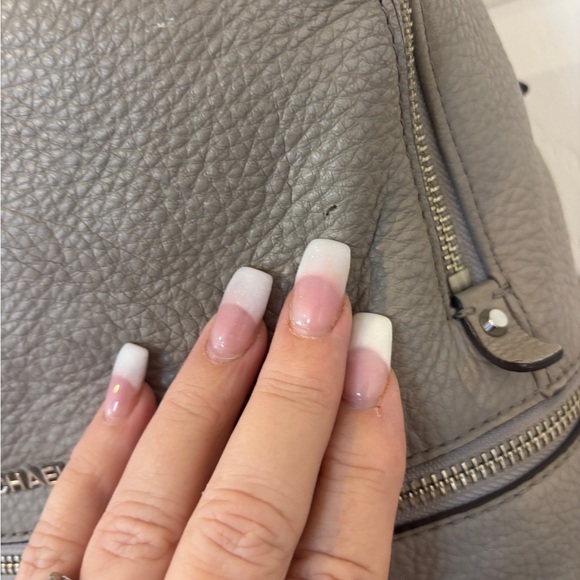 MICHAEL KORS Rhea Medium‎ Grey Leather Backpack main image 9